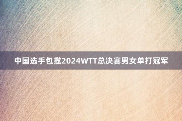 中国选手包揽2024WTT总决赛男女单打冠军