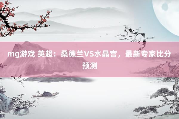 mg游戏 英超：桑德兰VS水晶宫，最新专家比分预测